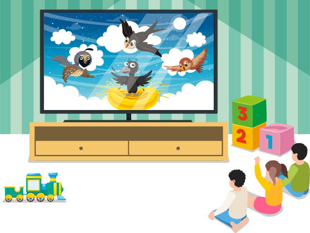 キッズコーナーDVDレンタルサービスのイメージ